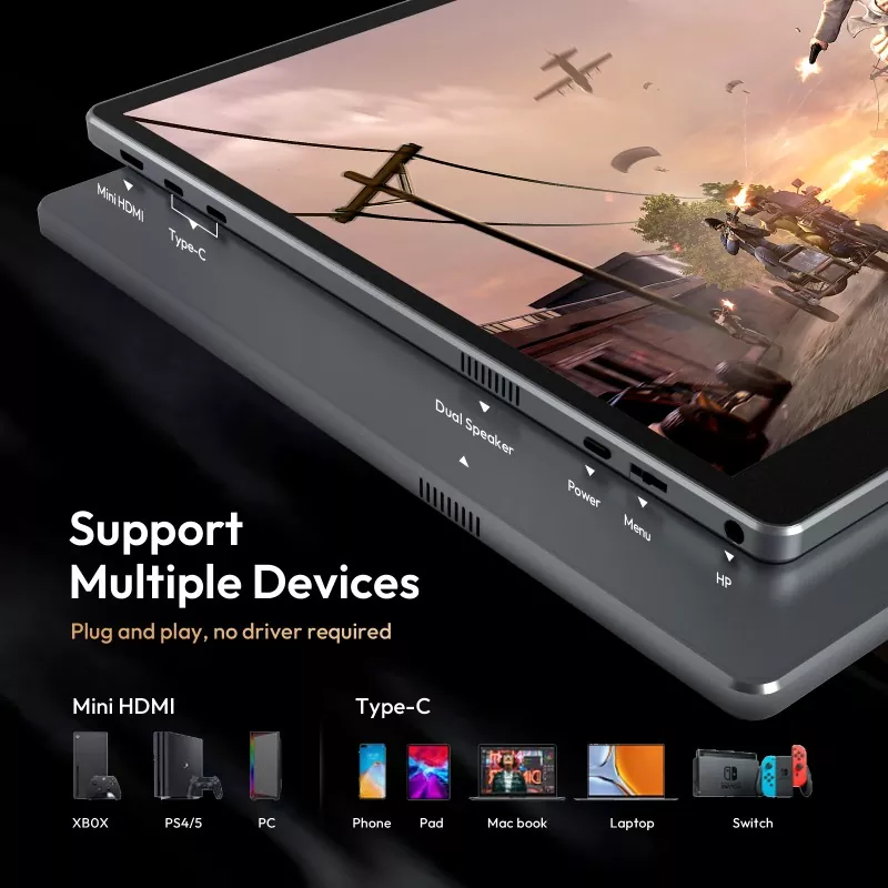 Proč byste si pro práci a cestování měli vybrat 16palcový 1200P přenosný monitor?